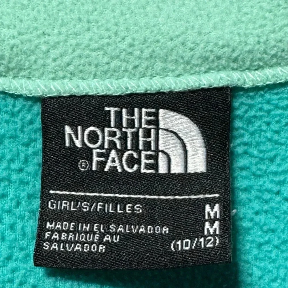 The North Face Girls Quarter Zip Pull Over Fleece Size Medium 10-12